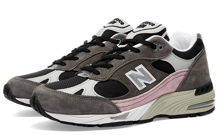 (WMNS) New Balance 991 Made In England 'Black Grey' W991KWG