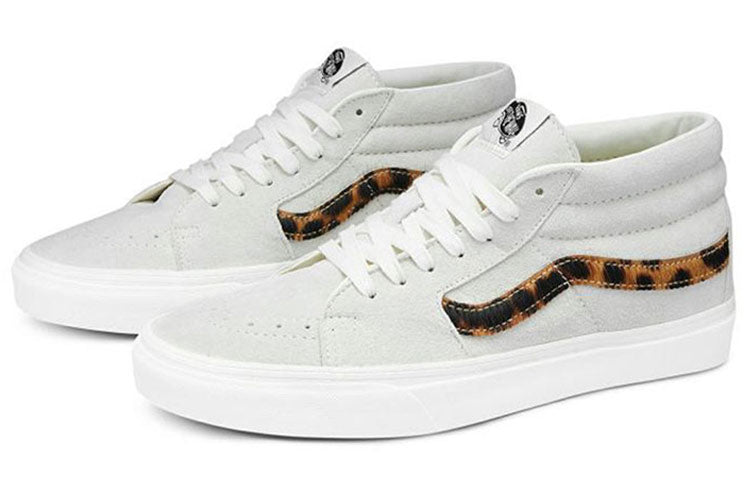 Vans Sk8-Mid Retro Mid-Top Casual Canvas Shoes Unisex White VN0A3WM3033