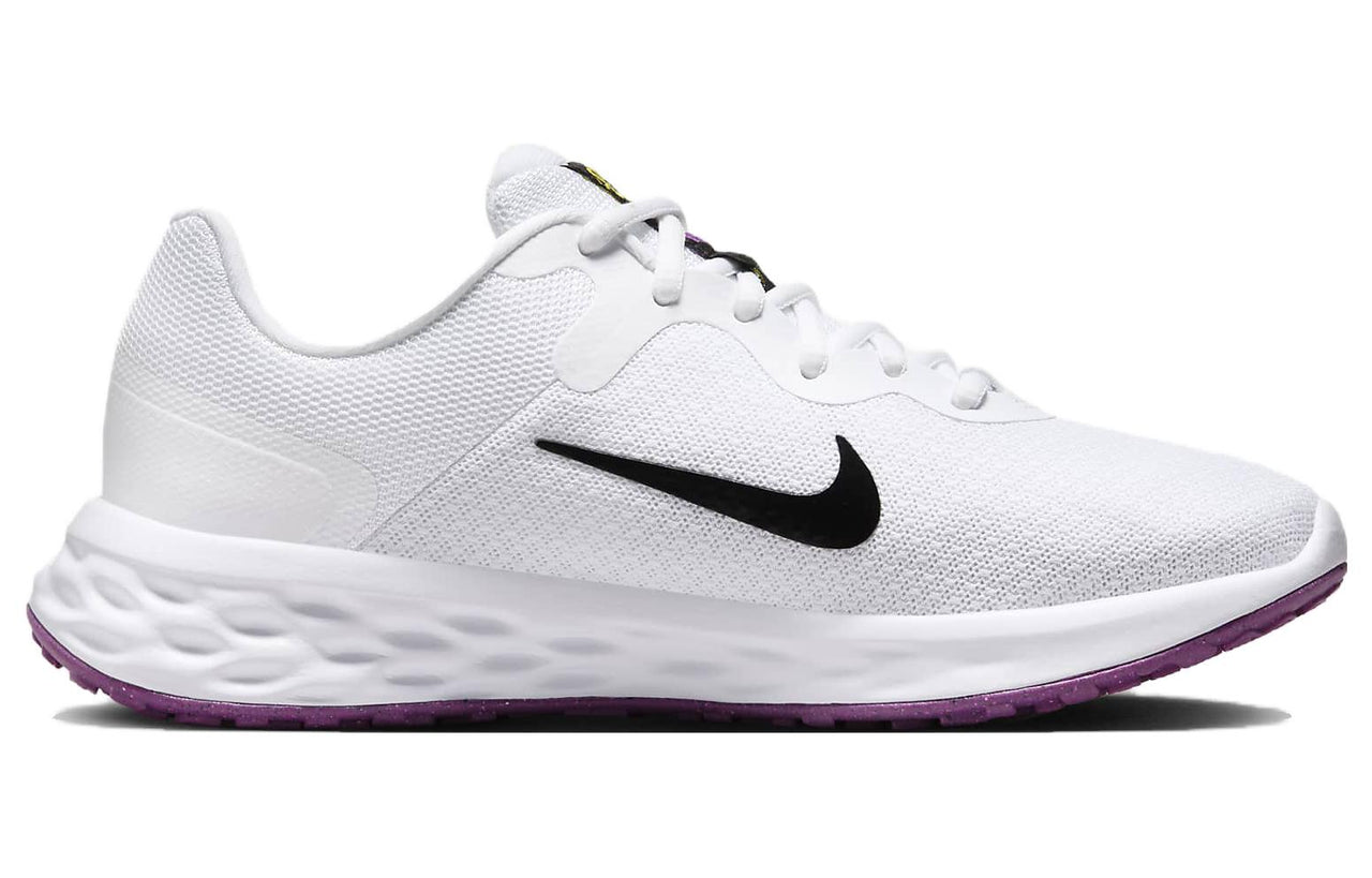 (WMNS) Nike Revolution 6 Wide 'White Vivid Purple' DC9001-106