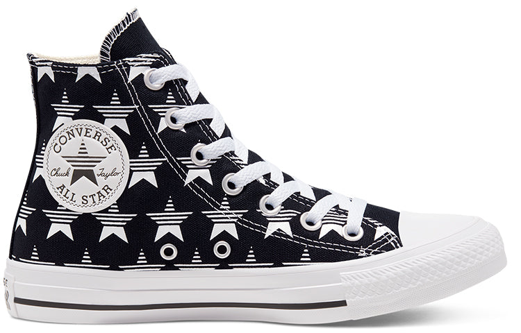 Converse Chuck Taylor All Star 'Black White Stars' 168808C