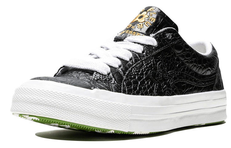 Converse Golf Le Fleur x One Star Low 'Gator Collection - Black' 165524C