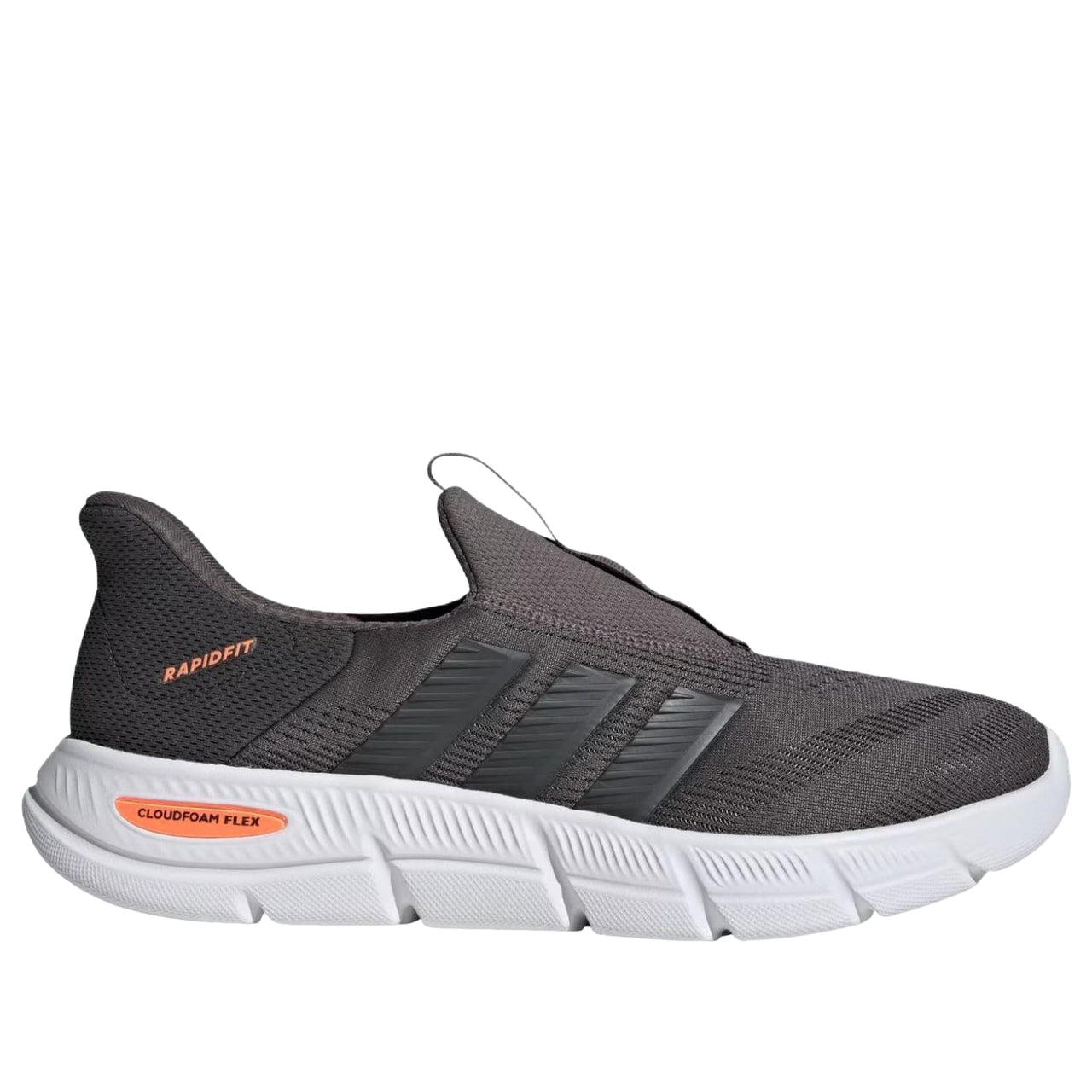 adidas Cloudfoam Flex Lounge 'Charcoal Carbon White' KK3488