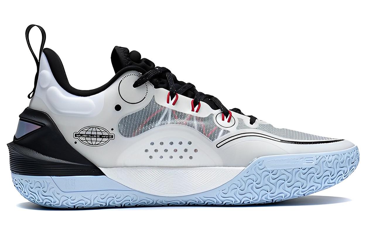 Li-Ning Yushuai 16 low V4 'White Black' ABAT003-1