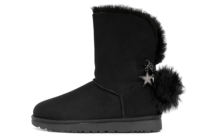 (WMNS) UGG Classic Bling Charm Boot 'Black' 1095717-BLK