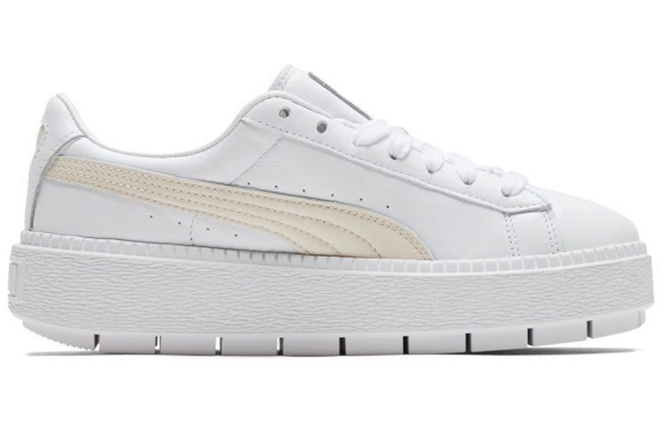 (WMNS) PUMA Suede Platform Trace Animal 'White' 366109-04