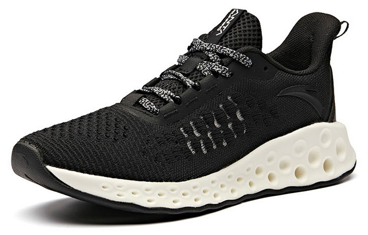 (WMNS) ANTA Running Series Sneakers 'Black and White' 12925588-2
