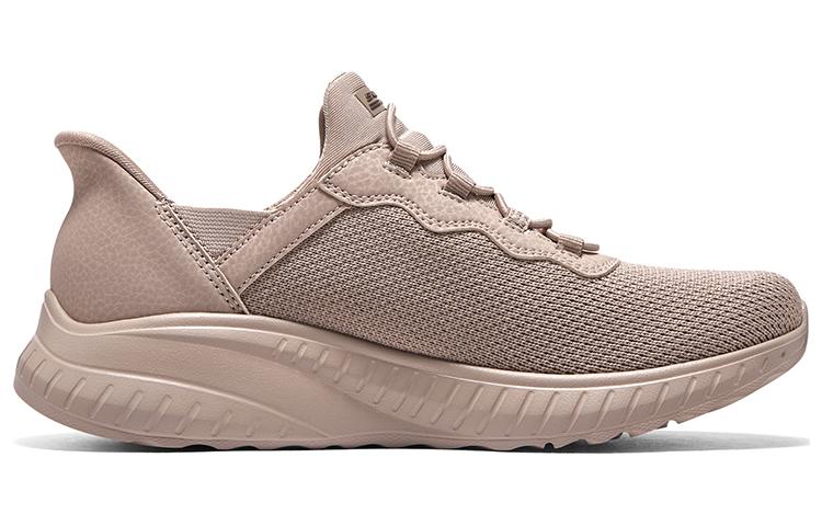 (WMNS) Skechers Slip-ins Bobs Sport Squad Chaos 'Wonder Mauve' 117500-TAN