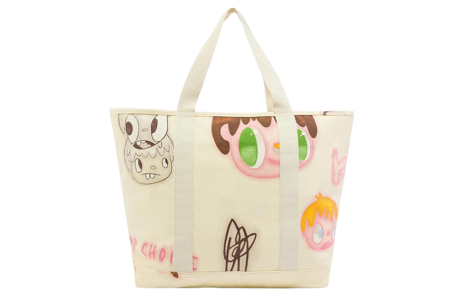 Vans x Javier Calleja Tote Bag 'White Multi-Color' VN0A5KFV3KS