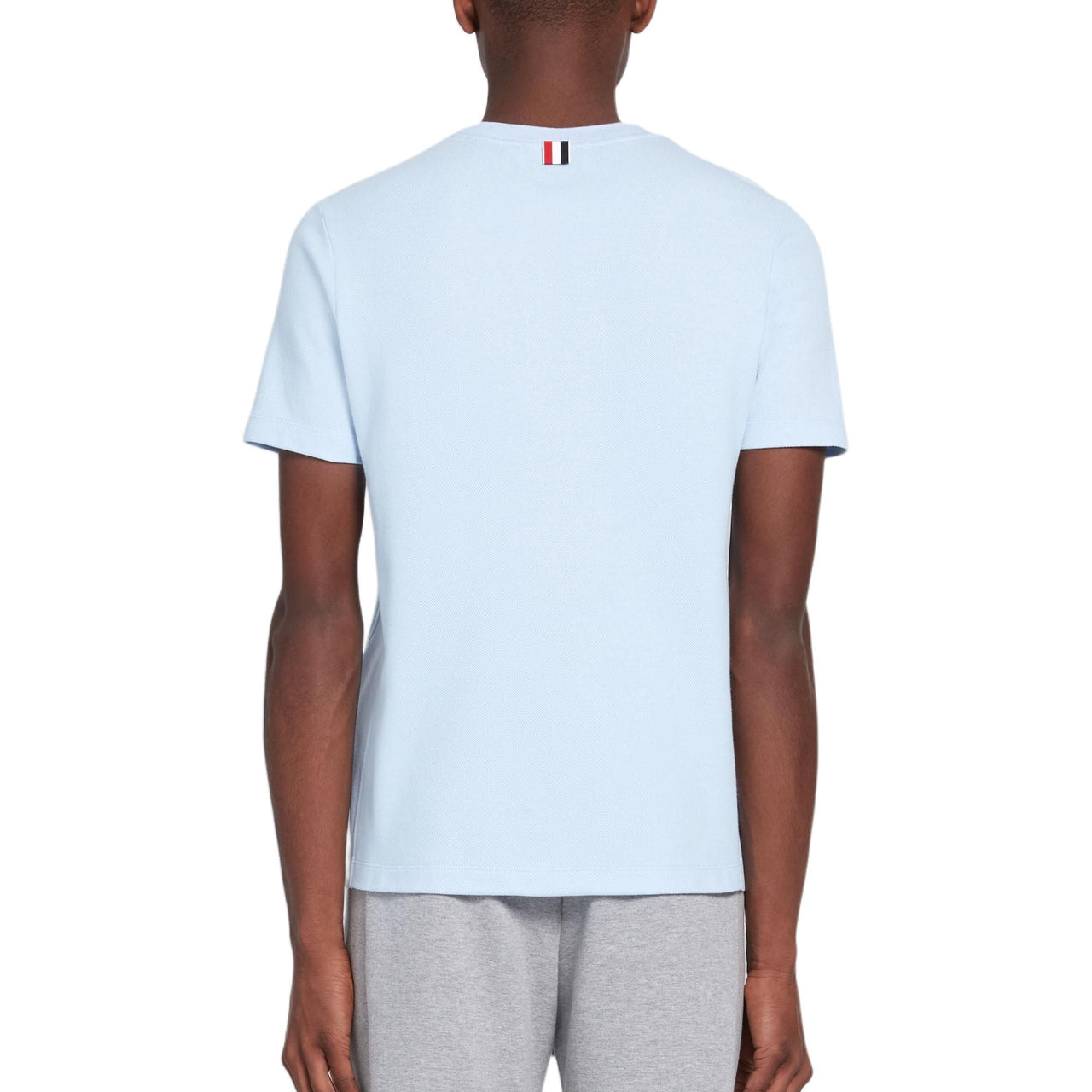 THOM BROWNE Short Sleeve T-Shirt 'Sky Blue' MJS123A-00050-480