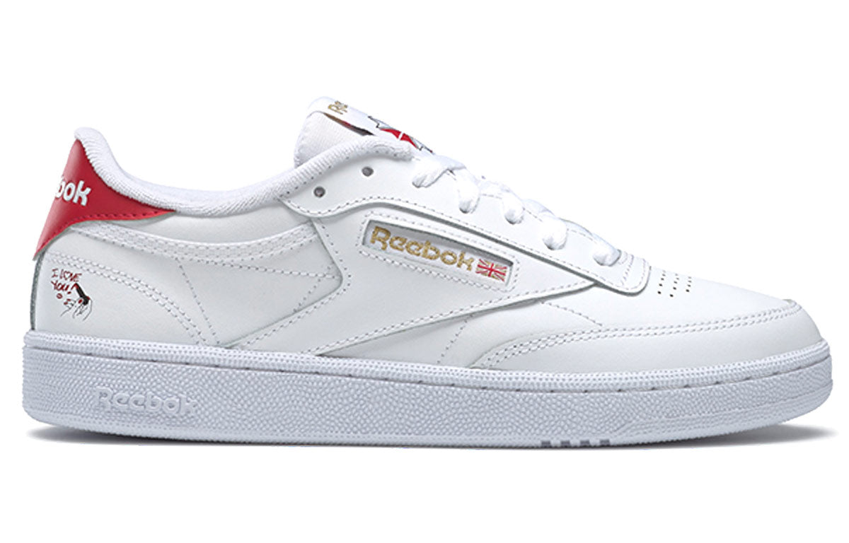 (WMNS) Reebok Club C 85 White Red Skateboarding Shoes 'White Red' GY7554