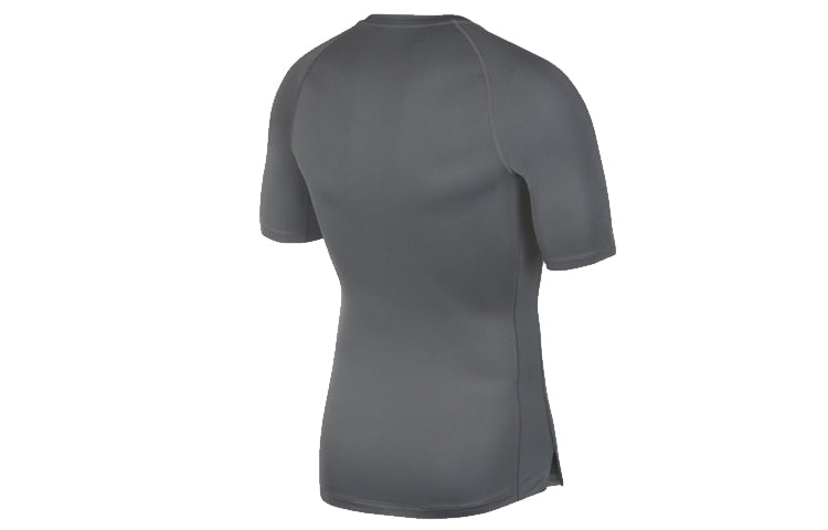 Nike PRO Quick Dry Training Tight Short Sleeve Gray BV5632-084