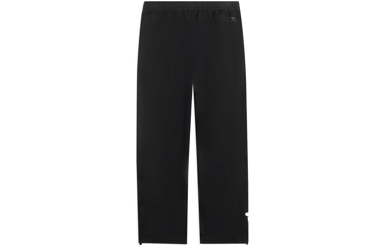 Li-Ning x MARVEL Graphic Straight Sweatpants 'Black' AKLSE91-1