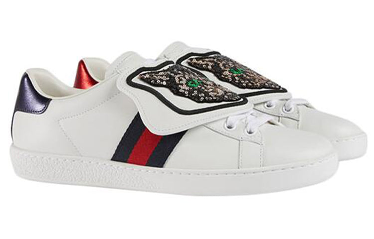 (WMNS) Gucci Ace 'Cat' 506635-0FI10-9060