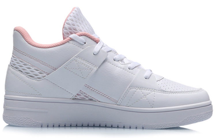 (WMNS) Li-Ning Classic Skateboarding Low 'Pink White' AGBP062-1
