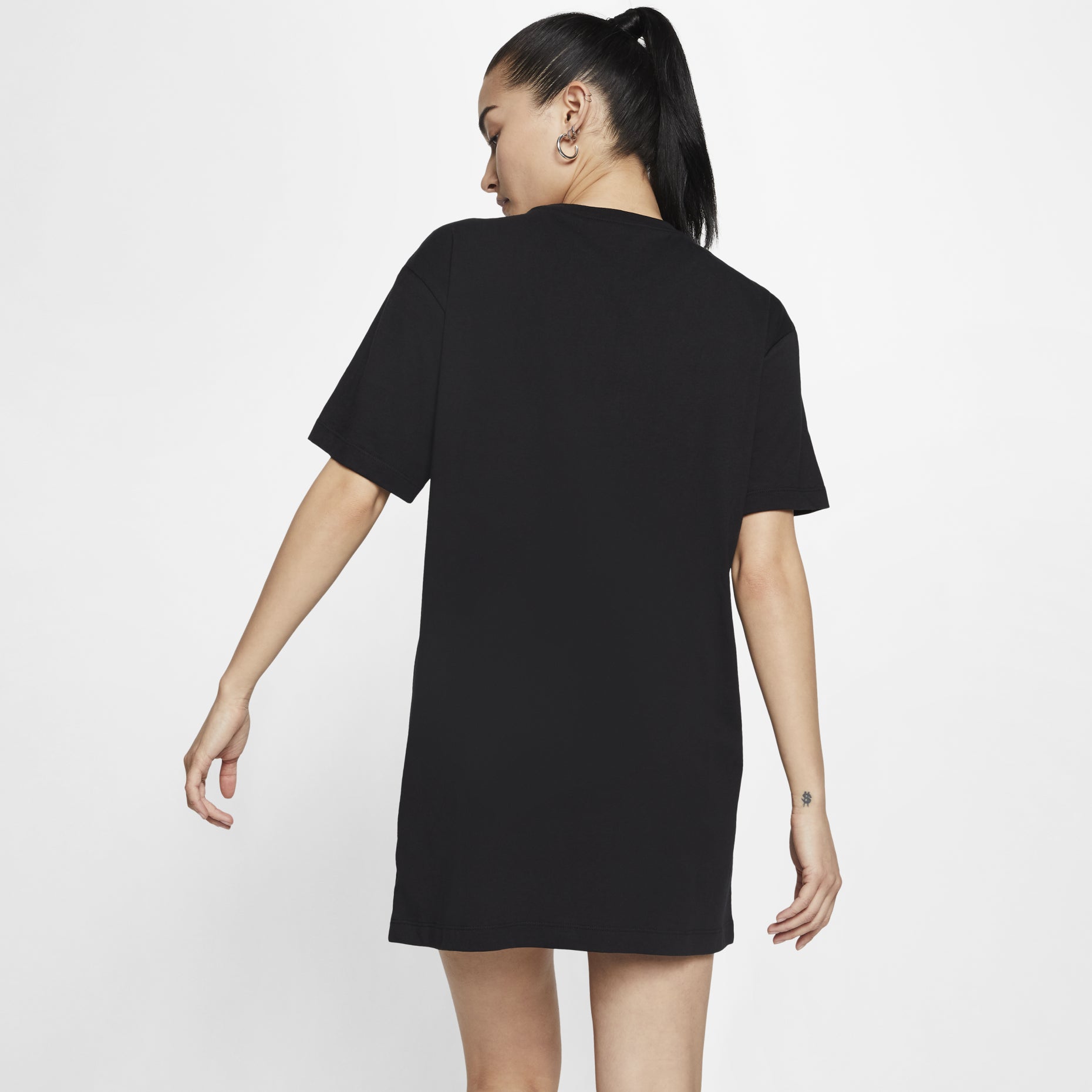 (WMNS) Nike As W Nsw Essntl Casual Sports Round Neck Short Sleeve Black Dress CJ2243-010