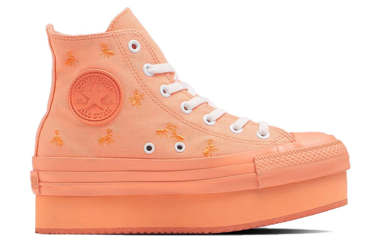 (WMNS) Converse Chuck Taylor All Star x Ancco Chunkyline Hi 'Pastel Orange' 31308090