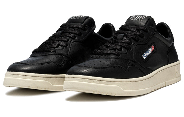 Autry Medalist Goat Leather Low 'Black' AULM-GG05