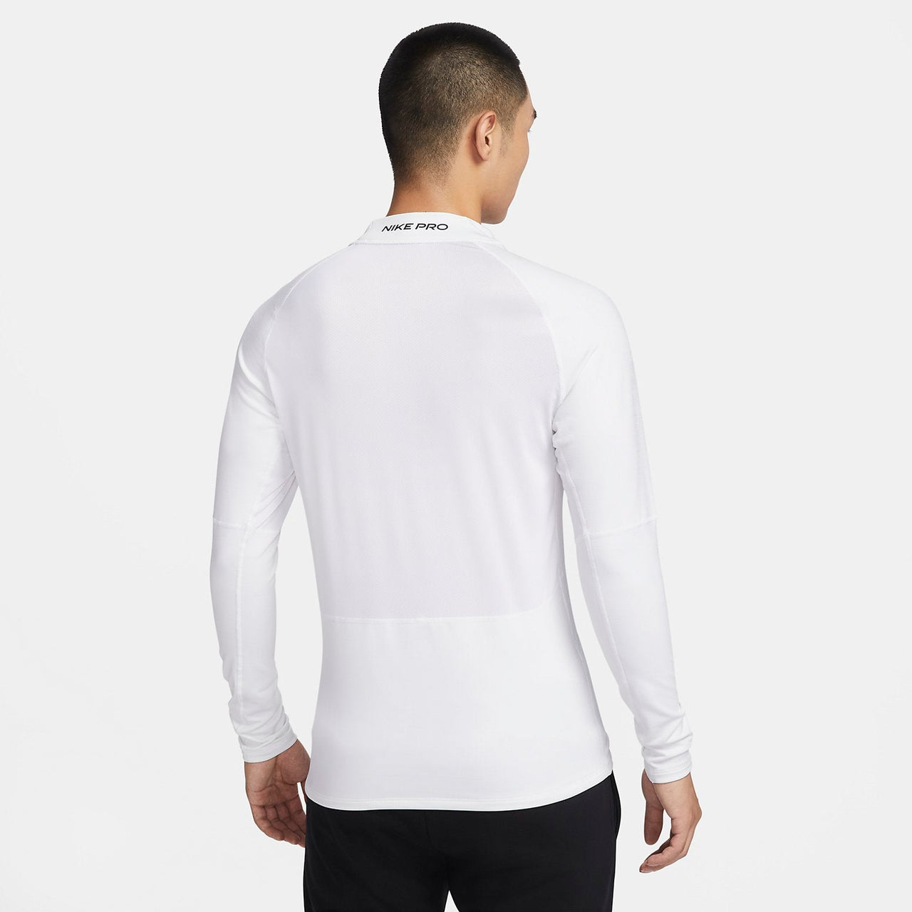 Nike Pro Dri-FIT Fitness Mock-Neck Long-Sleeve T-shirt 'Whiet' FB8516-100