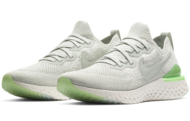 (WMNS) Nike Epic React Flyknit 2 'Silver Lime' BQ8927-005