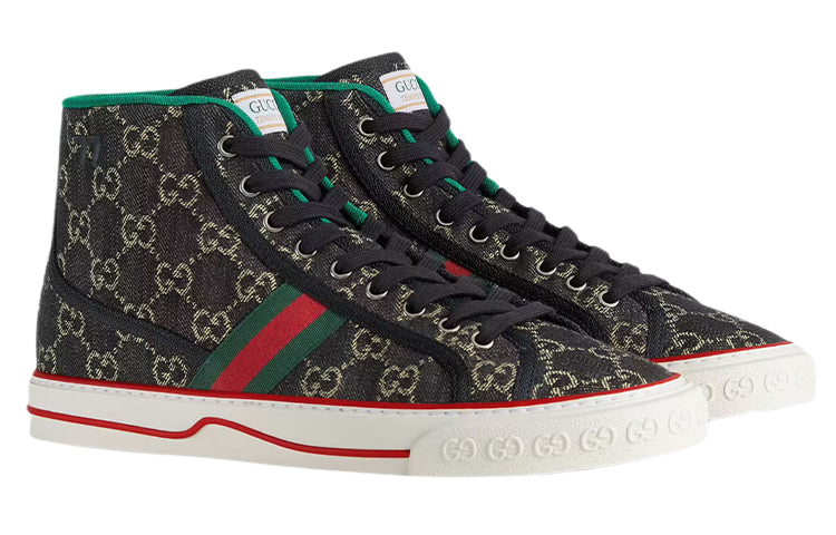 Gucci Tennis 1977 High 'Black Mini GG' 625807-UN310-1290