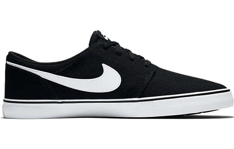 Nike Portmore 2 Solar Canvas SB 'Black White' 880268-010