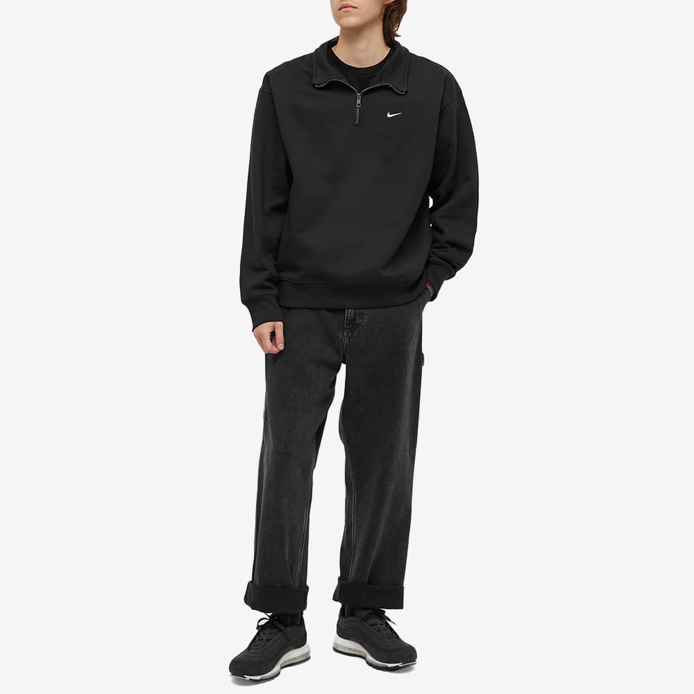 Nike Solo Swoosh 1/4 Zip Top Black DQ5209-010