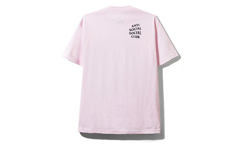 ANTI SOCIAL SOCIAL CLUB Alphabet Logo Short Sleeve Unisex Pink ASST356