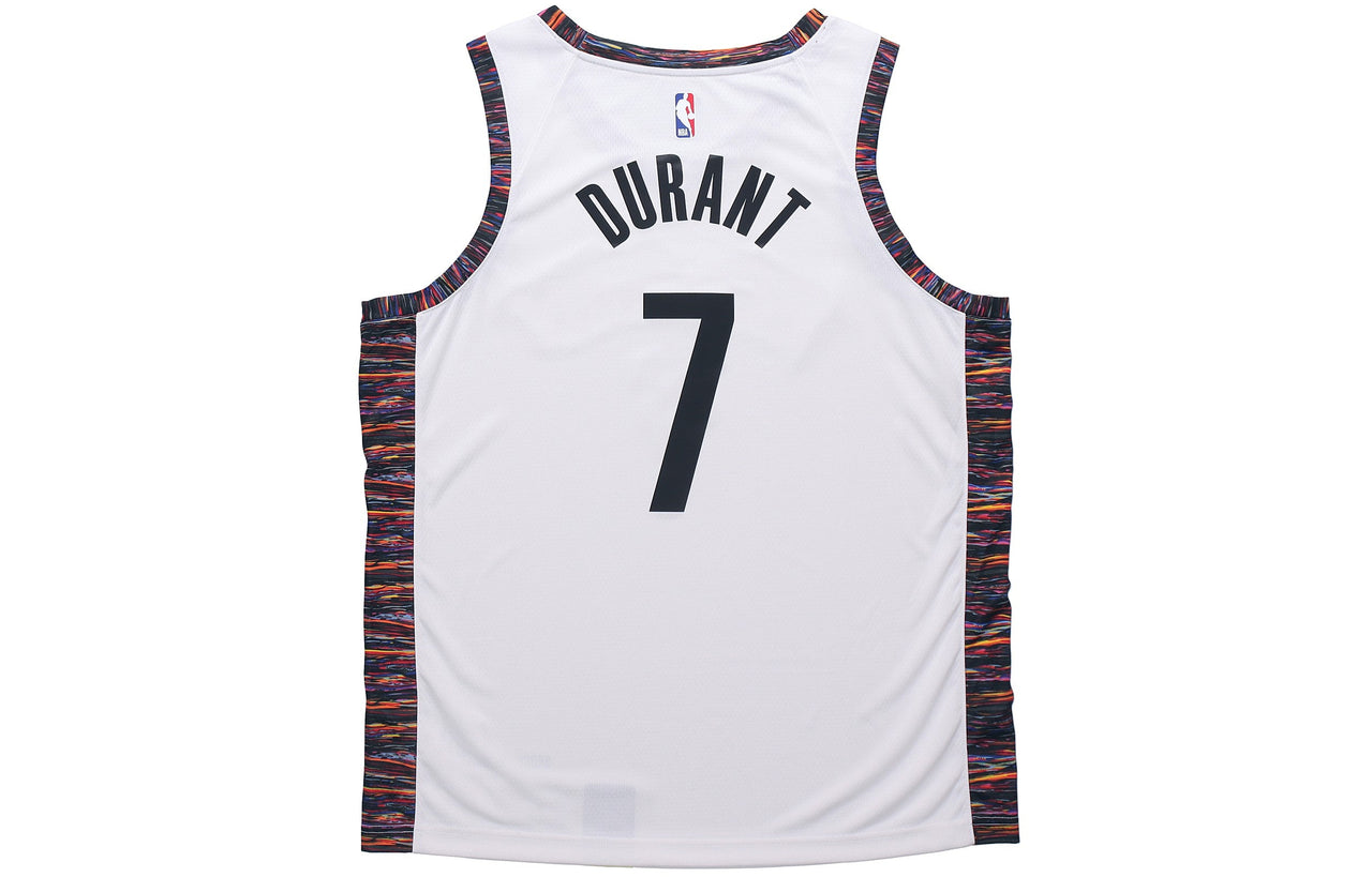 Nike NBA City limited Jersey SW Fan Edition 2019-2020 Season Brooklyn Nets Durant No. 7 White AV4622-101