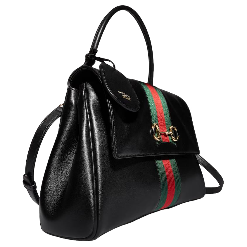 (WMNS) Gucci Paparazzo Medium Top Handle Bag 'Black' 875018-AAGIQ-1053