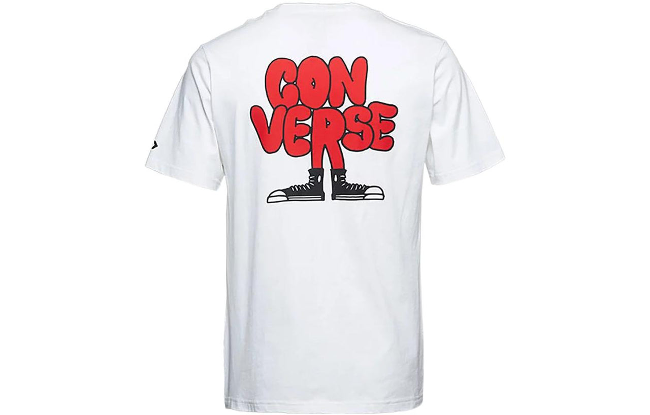 Converse Cartoon Logo T-Shirt 'White' 10018176-A02