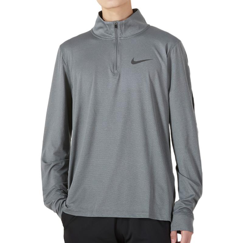 Men's Nike Sports Training Casual Long Sleeves Gray T-Shirt DM5504-070