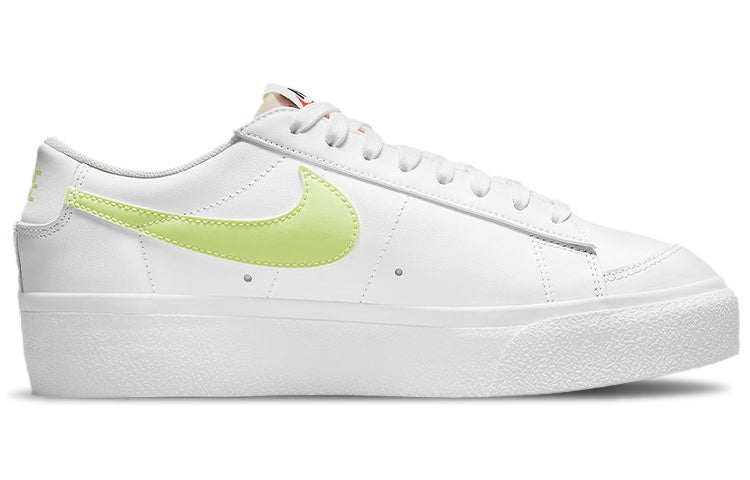 (WMNS) Nike Blazer Low Platform 'White Light Lemon Twist' DJ0292-102