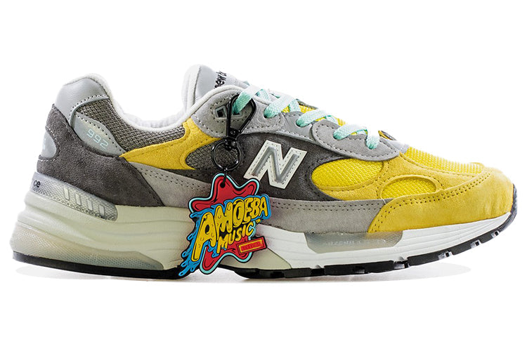 New Balance Amoeba Music x Nice Kicks x 992 Made in USA 'Peace Through Music - Grey' M992NK1