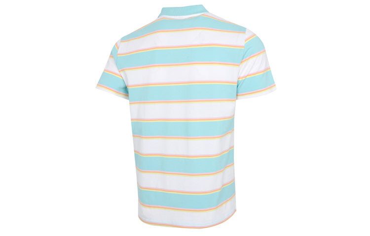 PUMA Downtown Stripe Polo Tee Shirt 'White' 599781-52