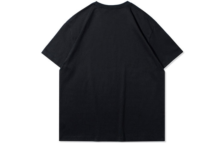 Li-Ning Embroidery Logo Loose Fit T-shirt 'Black' AHSR753-1