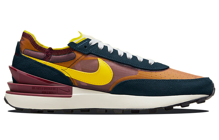 Nike Waffle One SE 'Dark Beetroot Yellow Strike' DD8014-600