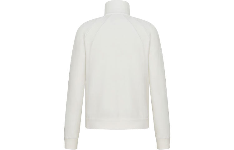 Men's DIOR FW21 Knit Sports Jacket White 193J430A0631-C021