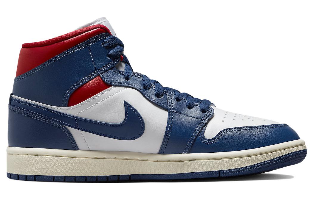 ⚡️(WMNS) Air Jordan 1 Mid 'French Blue Gym Red' BQ6472-146