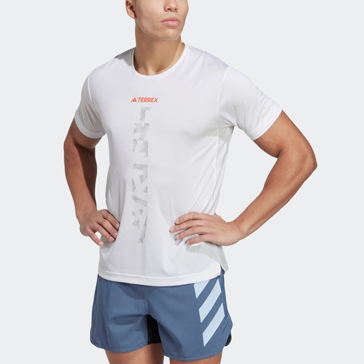 adidas TERREX Agravic Trail Running Tee 'White' HT9442