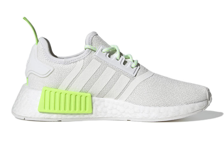(GS) adidas originals NMD_R1 'White Signal Green' GX5686