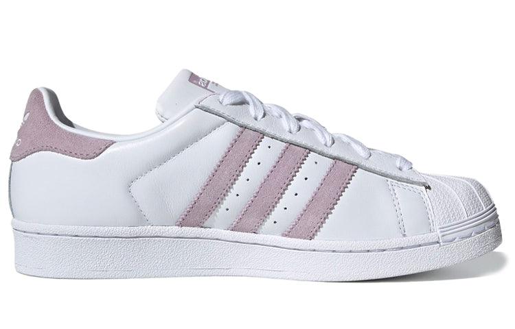 (WMNS) adidas originals Superstar 'White/Purple' EE7400