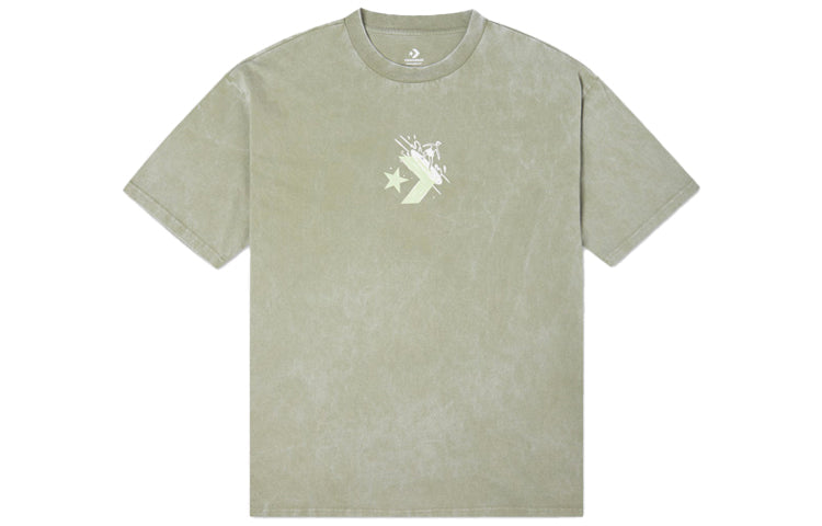 Converse Summer Activity Surf Graphic T-Shirt 'Green' 10022772-A02