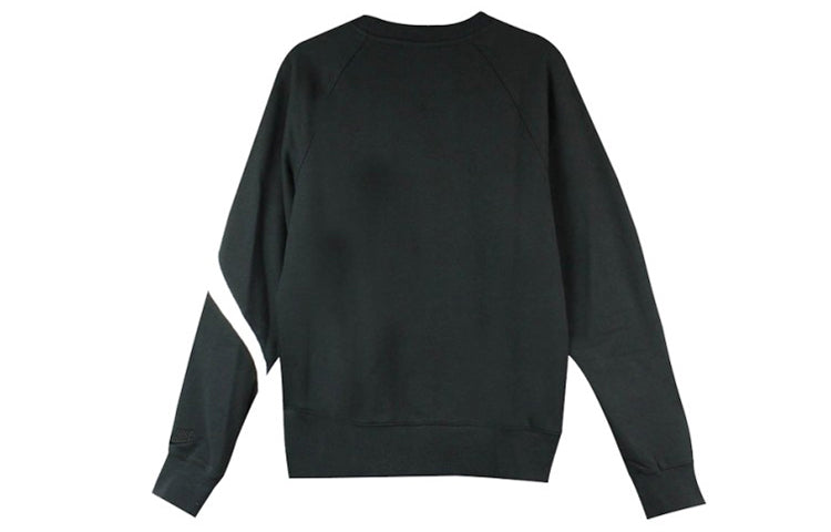 Nike BIG SWOOSH Large Logo Round Neck Pullover Black AR3089-012