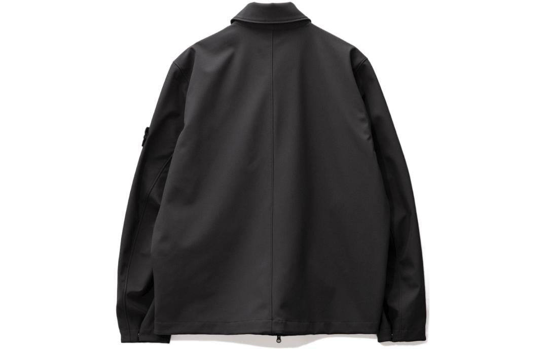 STONE ISLAND Light Soft Shell-R Jacket 'Black' 781541027-V0029
