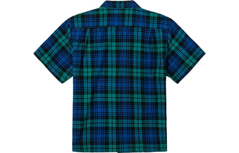 Vans Anaheim Woven Shirt 'Blue Green' VN0A7SFCY61
