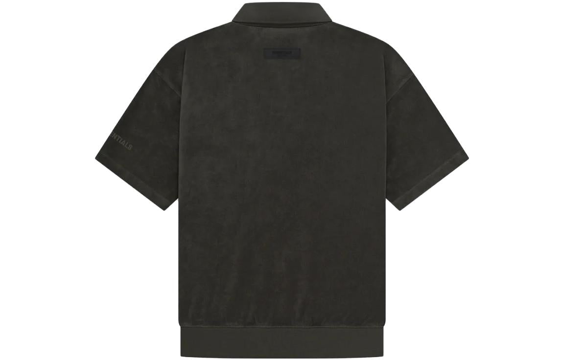 Fear of God Essentials SS23 SS Terry Polo 'Off Black' 125BT224050F