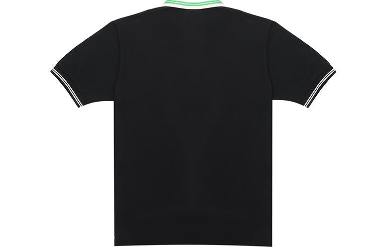 Men's Gucci SS21 Interlock Double G Short Sleeve Black Polo Shirt 658067-XJDI2-1043