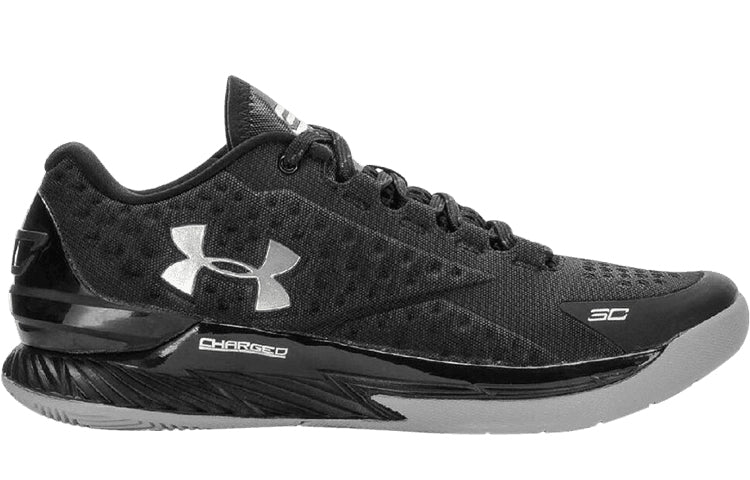Under Armour Curry 1 Low 'Black SIlver' 1269048-004