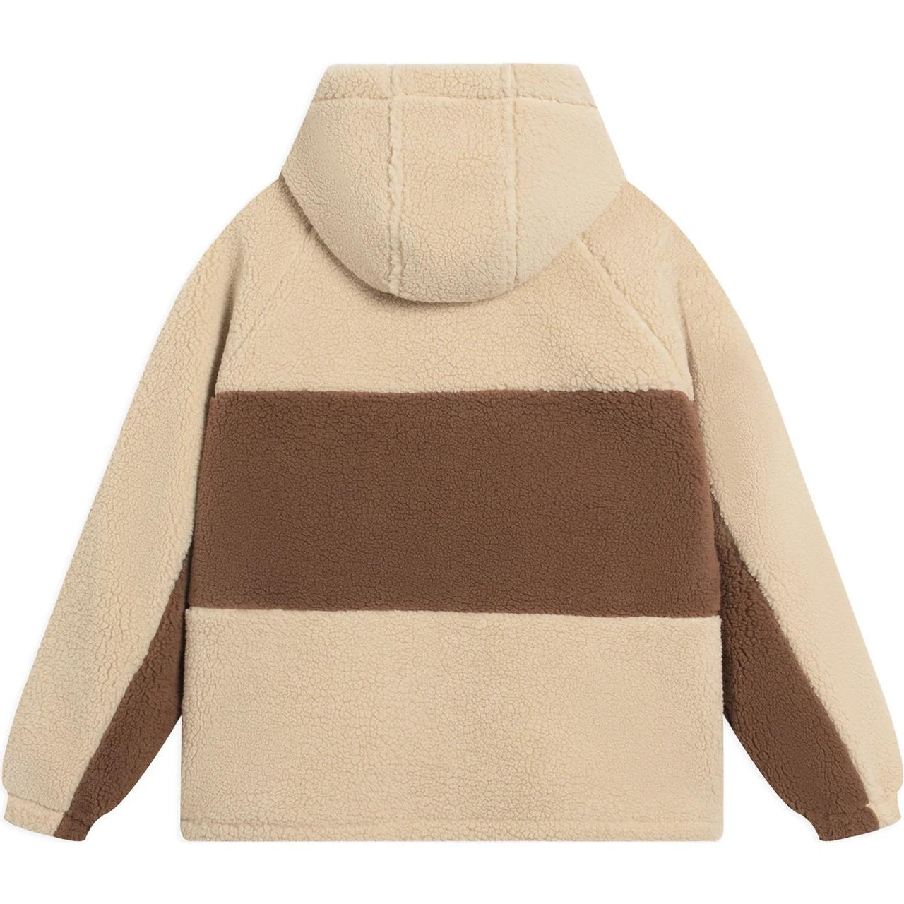 Li-Ning BadFive Logo Fleece Full Zip Jacket 'Creamy Brown' AFDSA69-1