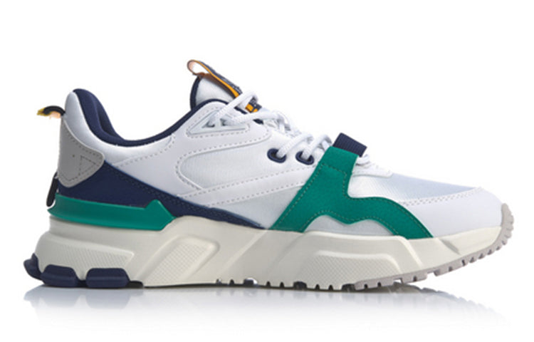 Li-Ning 001 Classic Casual Shoe 'White Green' AGCQ005-1